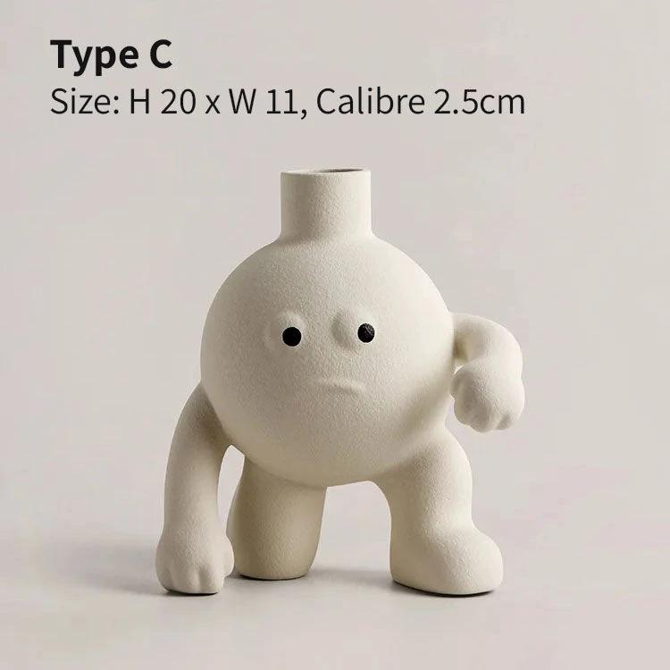 Character Ceramic Vase by Bowlift
