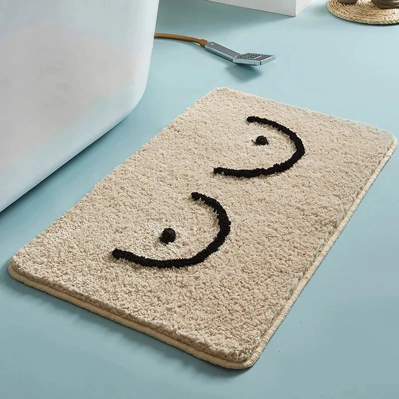 Get Naked Tufted Bath Mat by Bowlift