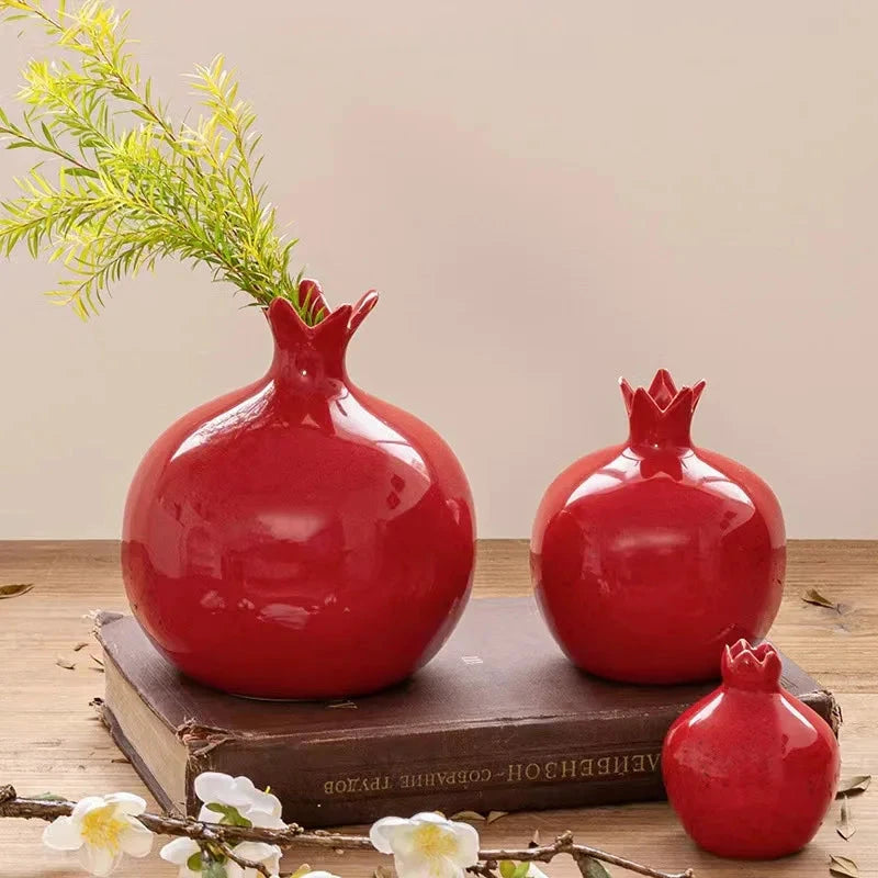 Ceramic Pomegranate Vase by Bowlift