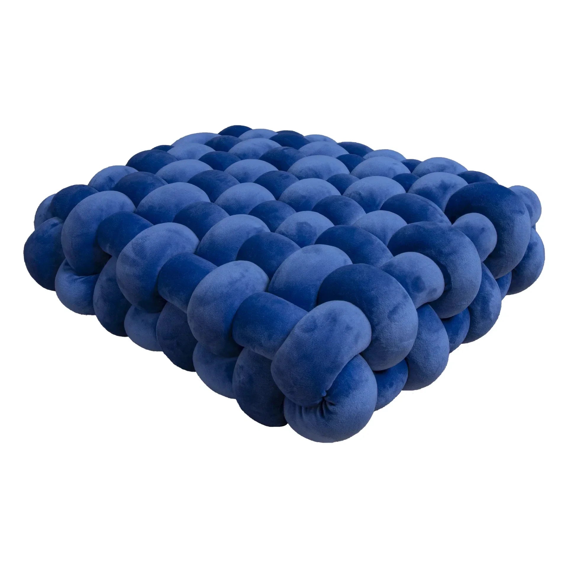 Chunky Woven Knot Cushion by Bowlift