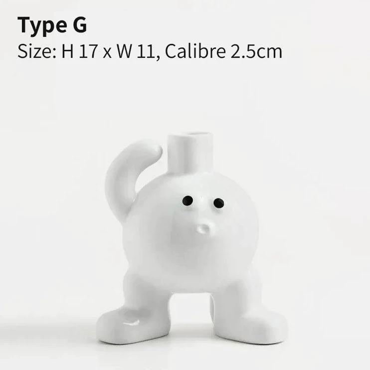 Character Ceramic Vase by Bowlift