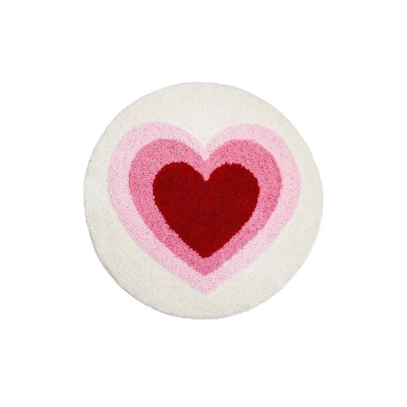Gradient Heart Mat by Bowlift