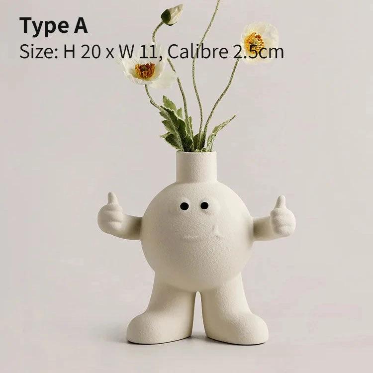 Character Ceramic Vase by Bowlift