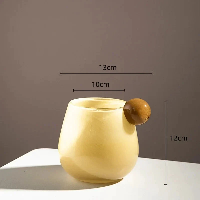 Globe Glass Chubby Vase by Bowlift