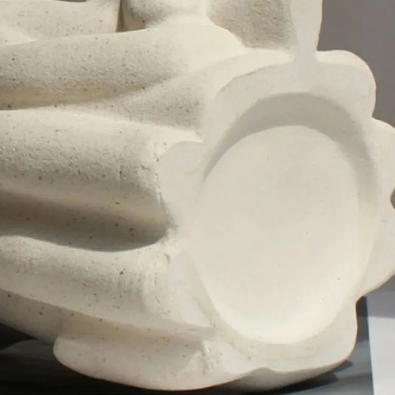 Lovers' Hands Ceramic Vase by Bowlift
