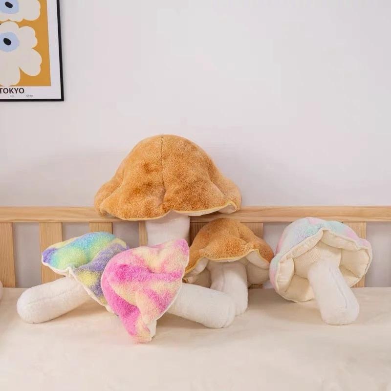 Fluffy Mushroom Cushion by Bowlift