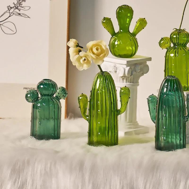 Cactus Glass Vase by Bowlift