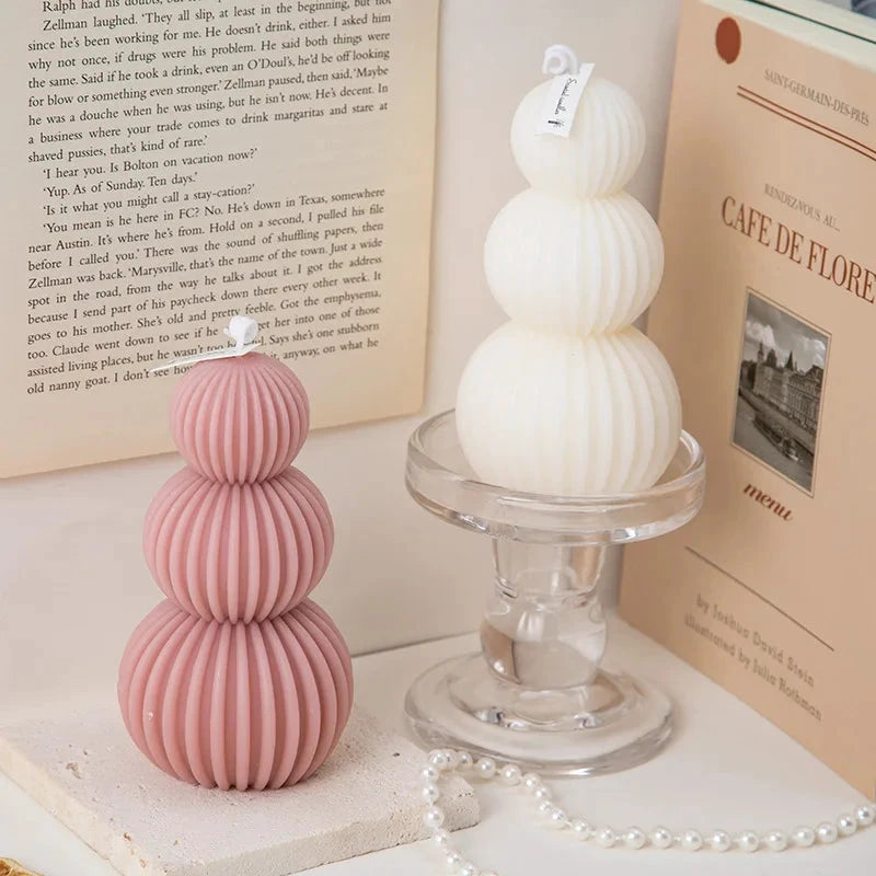 Creative Geometric Scented Candle Golf Ball Design Decoration by BowLift