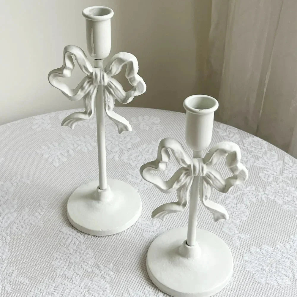 French Wrought Iron Candle Holder by Bowlift