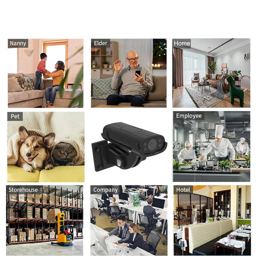 WiFi Mini Smart Security Camera with Motion Detection Bowlift by Bowlift