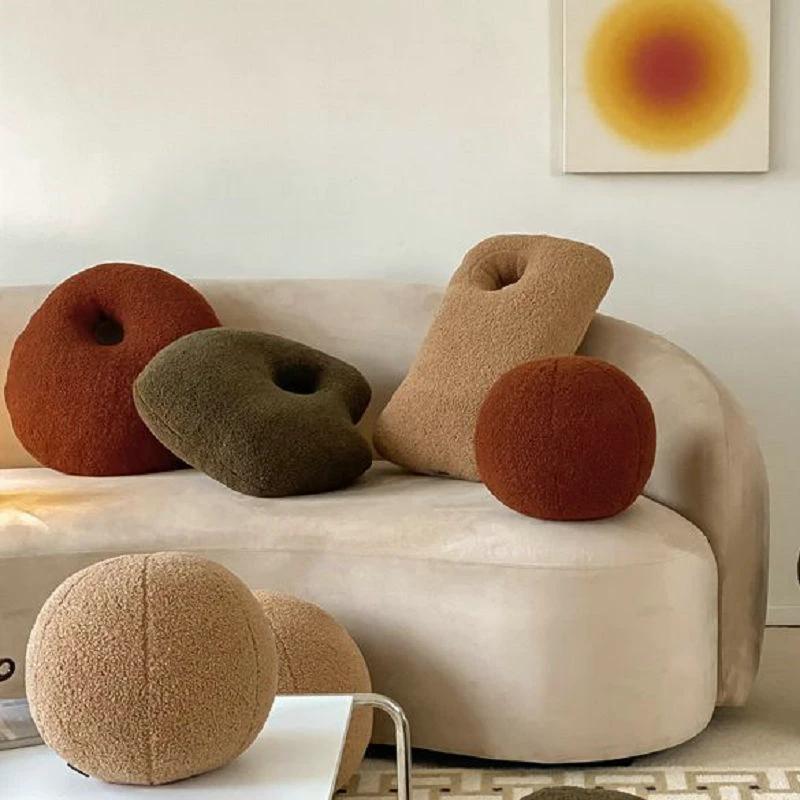 Fluffy Pebble Cushions by Bowlift