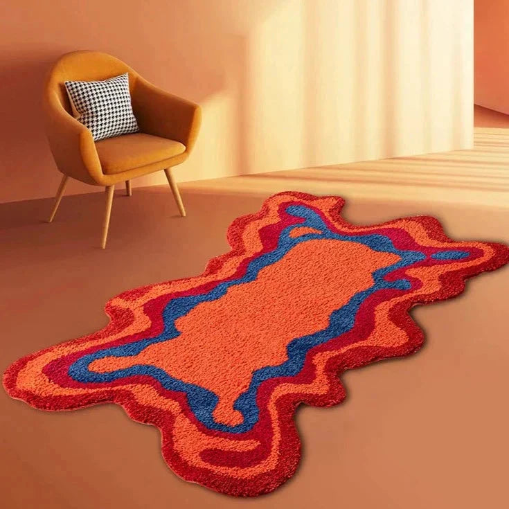 GrooveNest Woven Retro Rug Bowlift by Bowlift