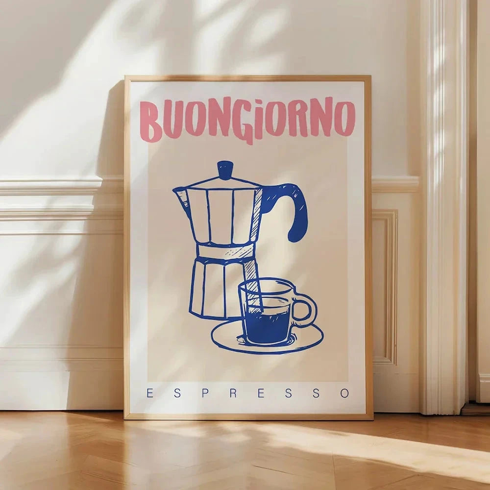 Buongiorno Wall Art by Bowlift