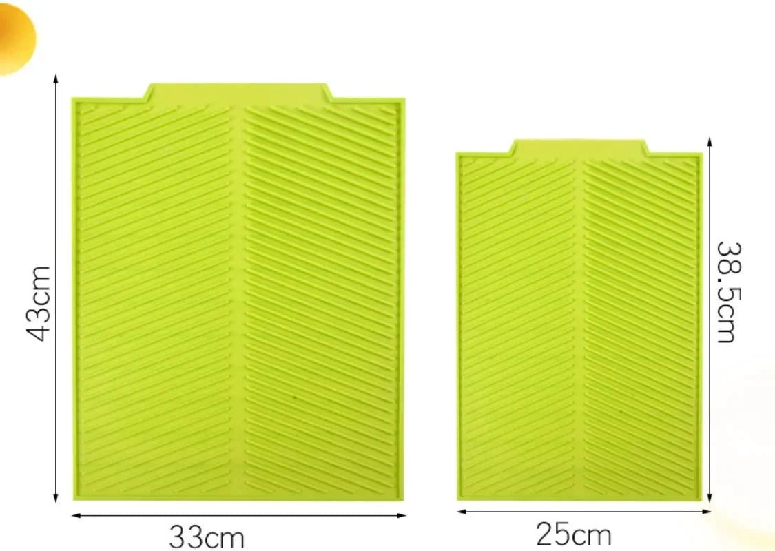 Silidro Silicone Draining Mat Kitchen | Non-Slip & Heat Resistant | Drying Mat for Dishes, Pots & Glasses | Flexible & Easy to Clean by BowLift
