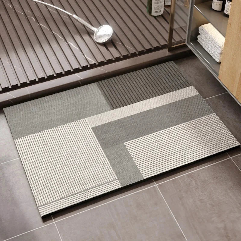 Non-slip Diatomite Bath Mat Kitchen Mat Door Mat Shower Mat by BowLift