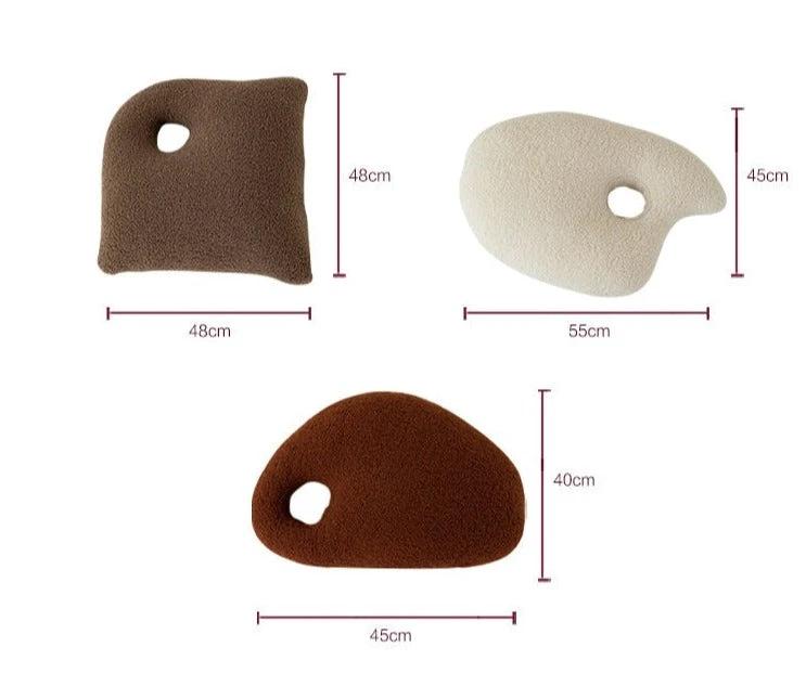 Fluffy Pebble Cushions by Bowlift