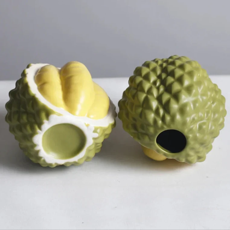 Durian-Shaped Ceramic Vase by Bowlift