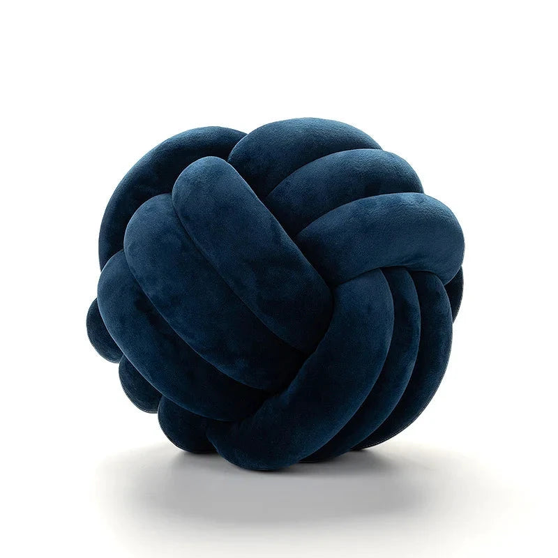 Plush Knot Cushion (Velvet) by Bowlift
