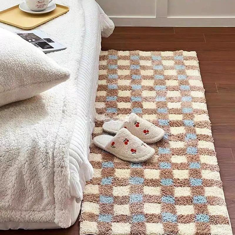 2-tone Grid Rug by Bowlift