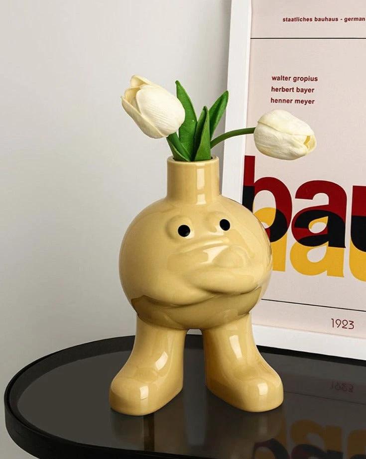 Character Ceramic Vase by Bowlift