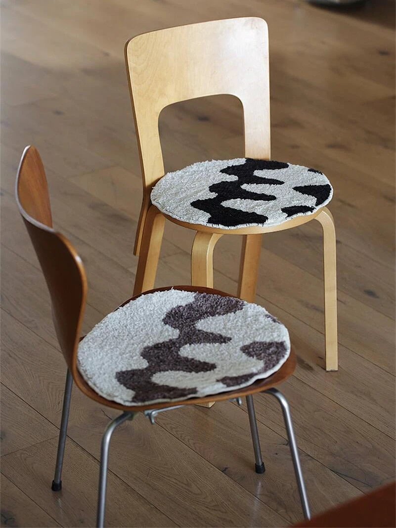Wavy Grid Seat Cushion by Bowlift