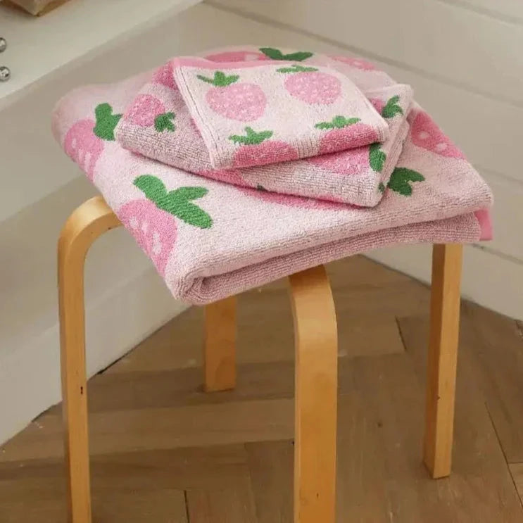 Strawberries Towel by Bowlift