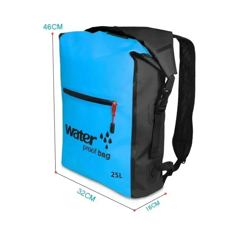 AquaGuard Backpack 25L | Waterproof and breathable backpack for kayaking, trekking and outdoor adventures by BowLift