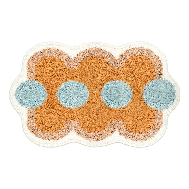 Geometric Tufting Bath Mat by Bowlift