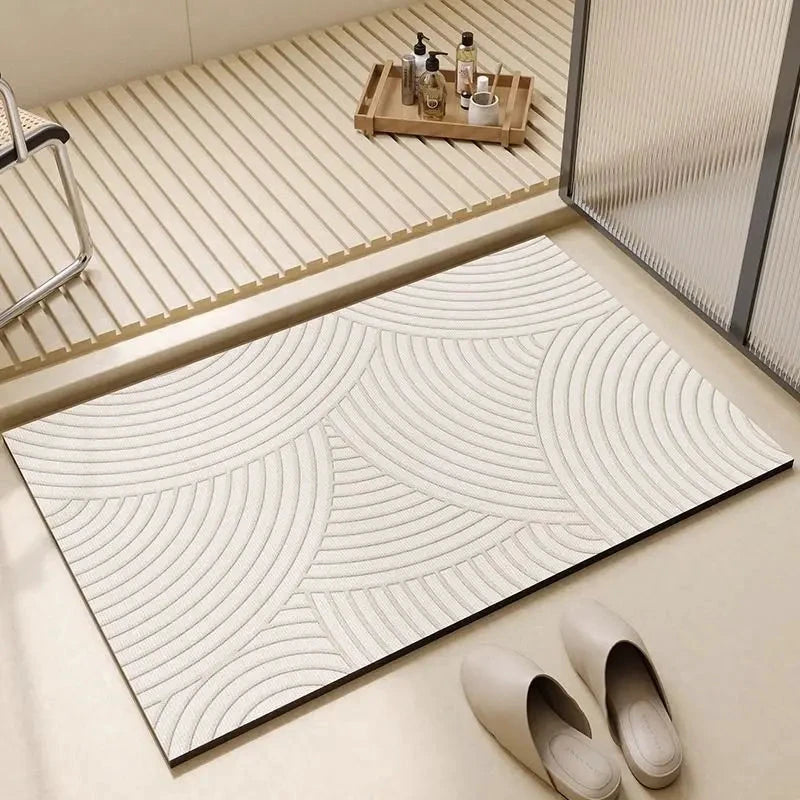 Non-slip Diatomite Bath Mat Kitchen Mat Door Mat Shower Mat by BowLift