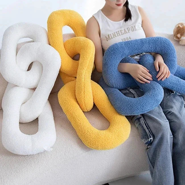 Chain Knot Cushion by Bowlift
