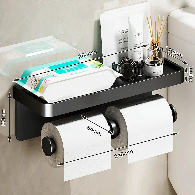 Wall-Mounted Aluminum Alloy Tissue holder by BowLift
