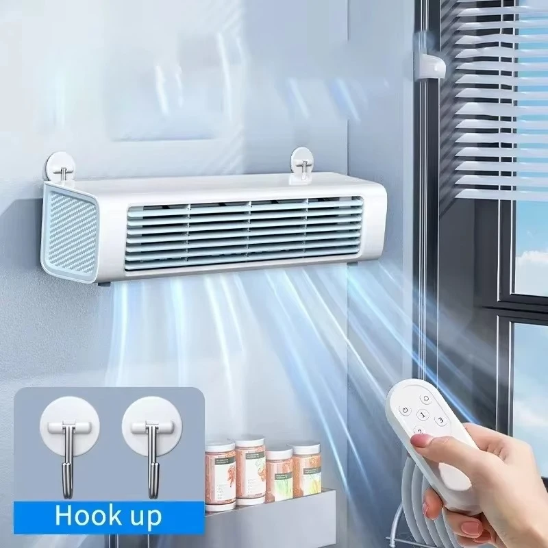 Ultra-Quiet Wall-Mounted Bladeless Fan - Powerful & Compact Air Cooler for Home and Office by BowLift