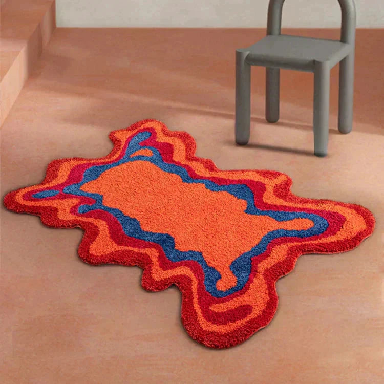 GrooveNest Woven Retro Rug Bowlift by Bowlift
