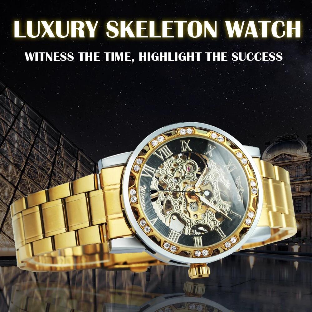 Luminous Mechanical Titan Skeleton Watch by BowLift