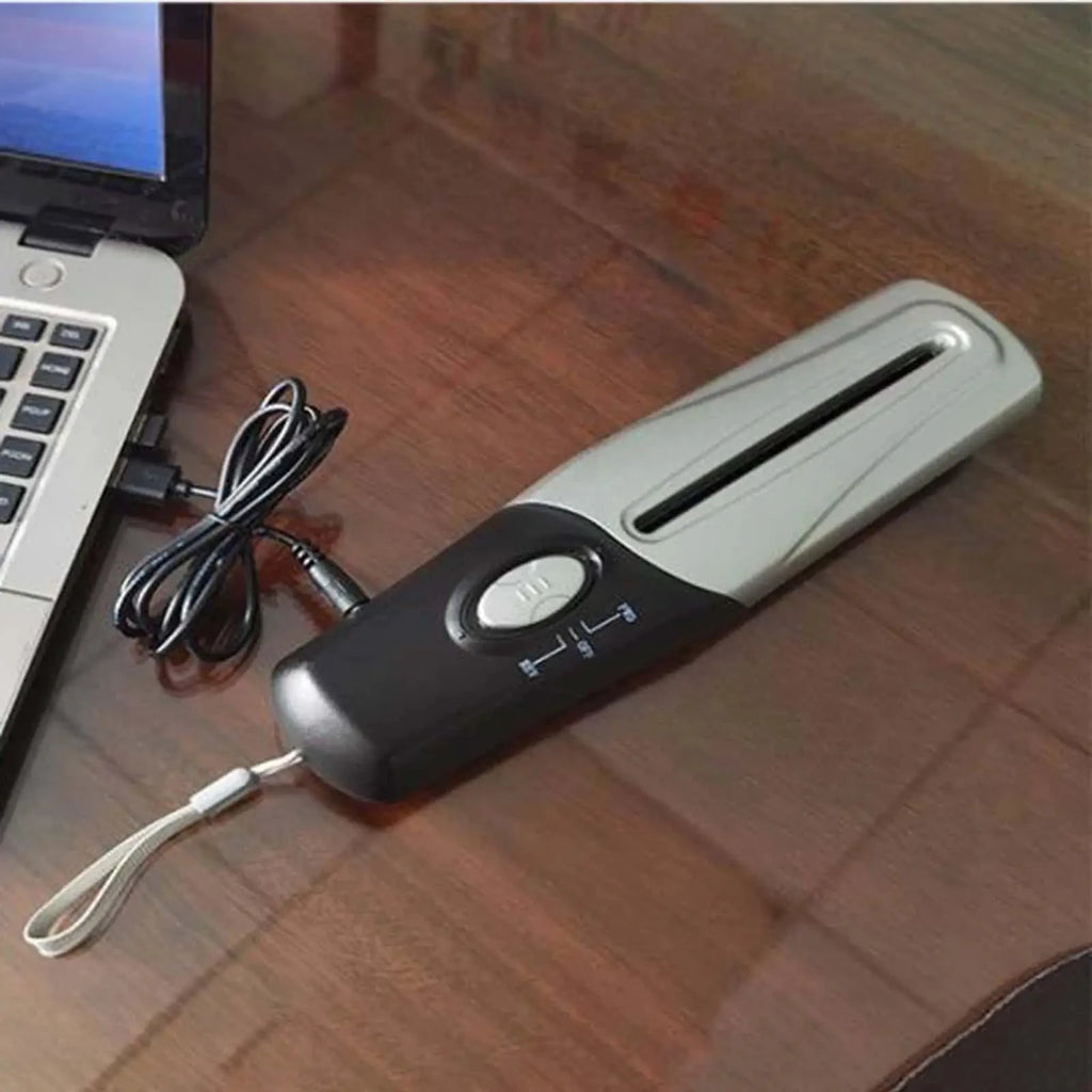 DataGuard Mini Shredder | Compact & Quiet | USB/Battery | For Home & Office by BowLift