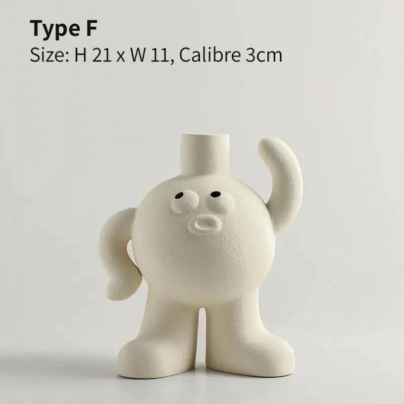 Character Ceramic Vase by Bowlift