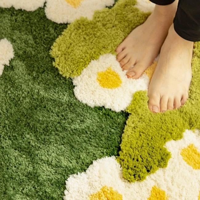 Green Garden Rug by Bowlift
