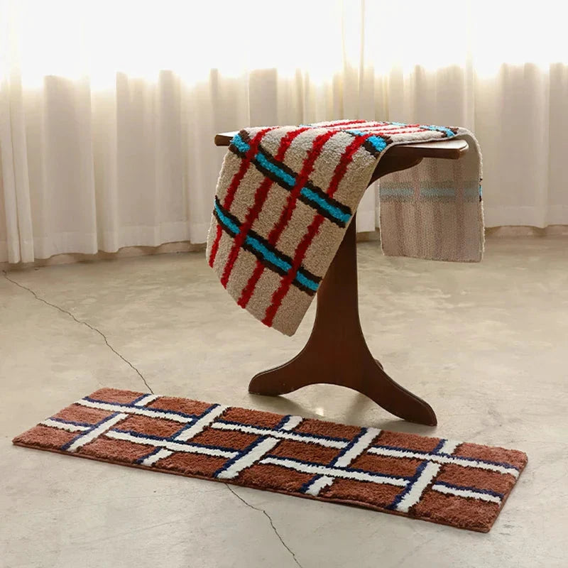 illustrative Grid Rug by Bowlift