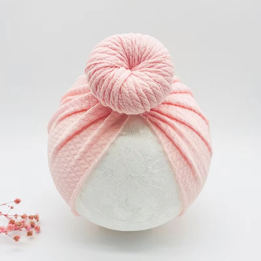 Cozy Knotted Baby Beanie with Bow Headband by BowLift