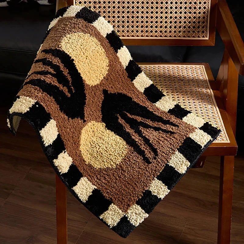 Swallowtail Fluffy Bath Mat by Bowlift