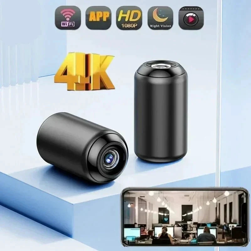 Mini 1080p wireless indoor security camera with night vision and app control Bowlift by Bowlift