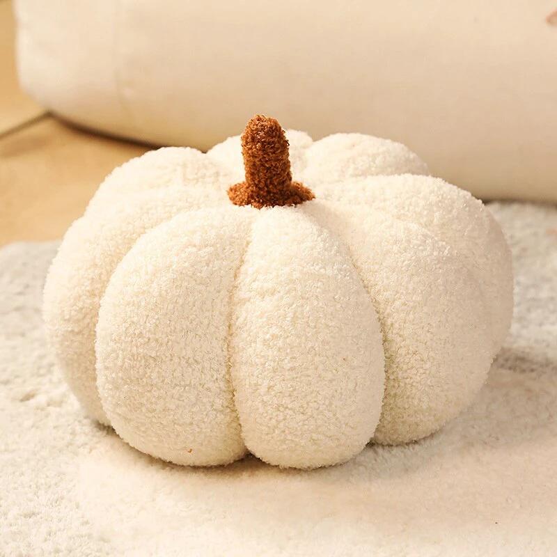Fluffy Pumpkin Cushion by Bowlift