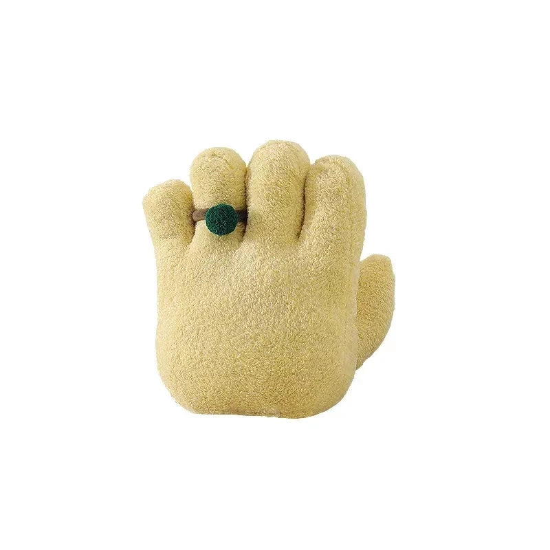 Fluffy Hand Cushions with Ring by Bowlift