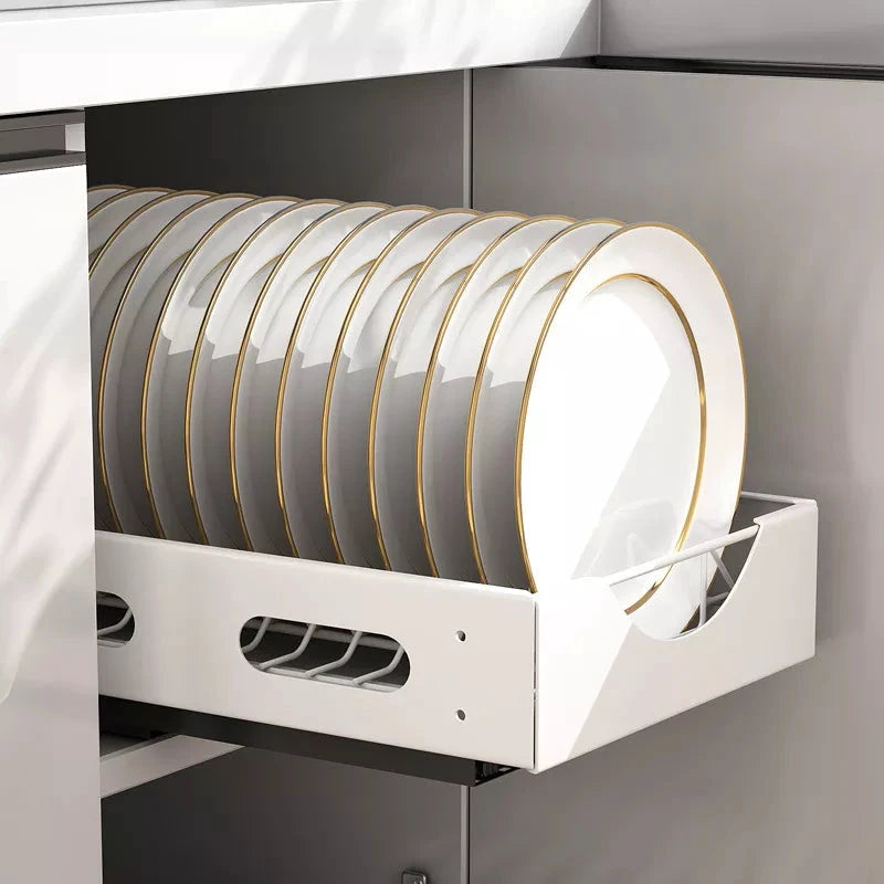 Under the Cabinet Smart Dish Organizer Rack by BowLift