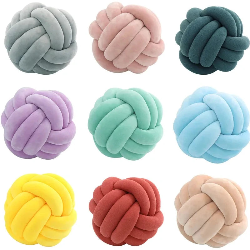 Plush Knot Cushion (Velvet) by Bowlift