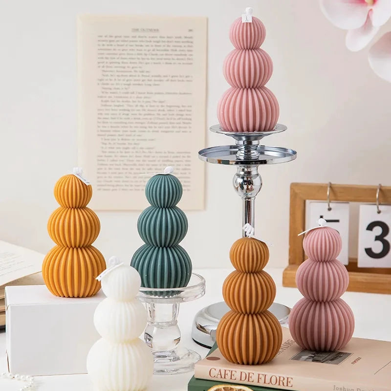 Creative Geometric Scented Candle Golf Ball Design Decoration by BowLift