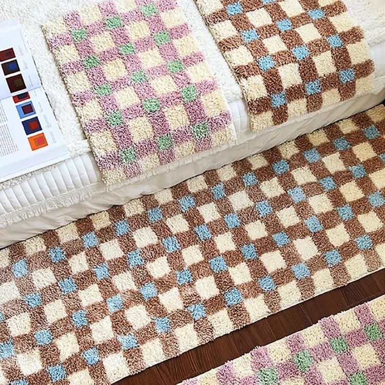 2-tone Grid Rug by Bowlift