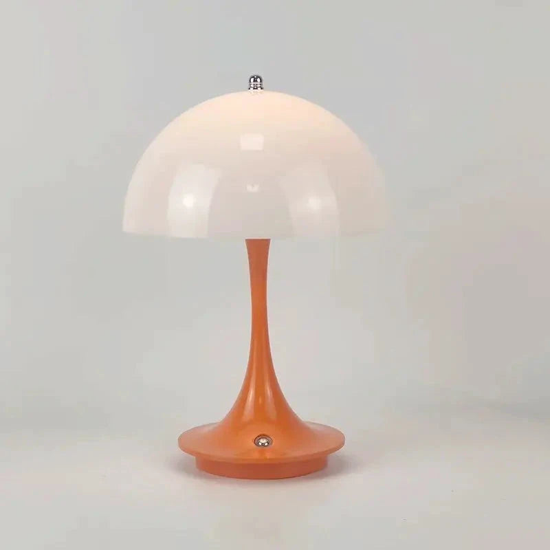 Mushroom 3-Colors-Dimmable Rechargeable LED-Table Lamps Bowlift by Bowlift