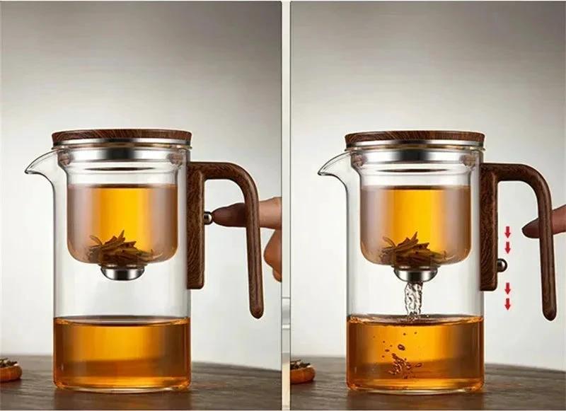 MagnaBrew Magnetic Glass Teapot Bowlift by Bowlift