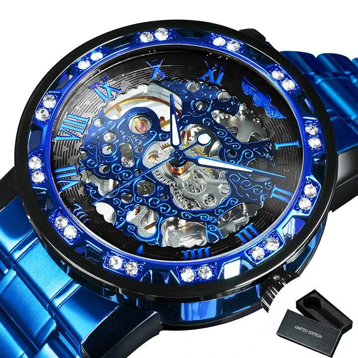 Luminous Mechanical Titan Skeleton Watch by BowLift